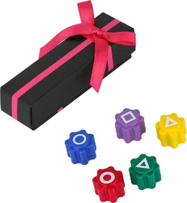Squid Game Beş Taş Oyunu Eğlenceli ve Dayanıklı Tasarım - Image 1