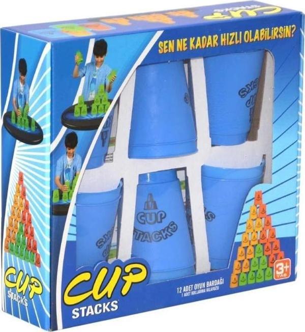 Cup Stacks Bardak Oyunu Hız Reaksiyon Becerisi Çocuk Eğitici  - Image 1