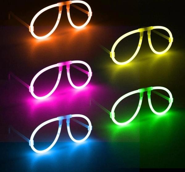 Neon Glow Fosfor Gözlük 12’li Set Festival ve Parti Eğlencesi - Image 1
