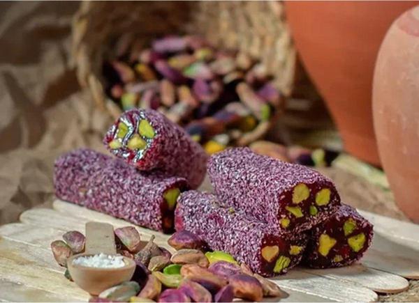 Extra Bol Antep Fıstıklı Karadutlu Fitil Parmak Lokum - 1 KG - Image 1