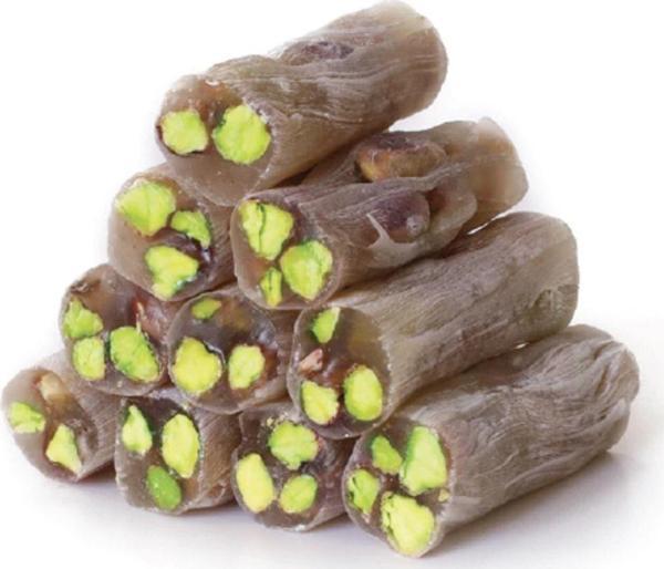 Extra Bol Antep Fıstıklı Elmalı Fitil Parmak Lokum - 1 KG - Image 1