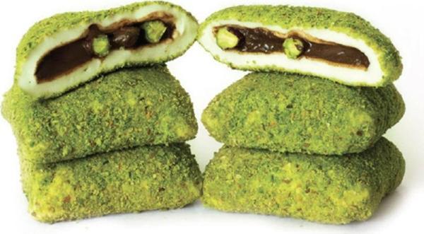 Çikolata ve Tane Antep Fıstık Dolgulu Sütlü Bohça Lokumu - 1 KG - Image 1
