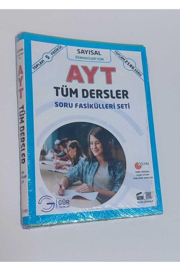 Gür Yayınları Sayısal Ayt Tüm Dersler Soru Fasikülleri Seti - Gür Yayınları - Image 1