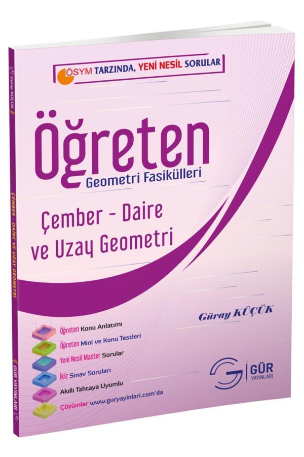 Öğreten Geometri Fasikülleri 11. Sınıf Master Geometri Çember – Daire Ve Uzay Geometri - Gür Yayınları - Image 1
