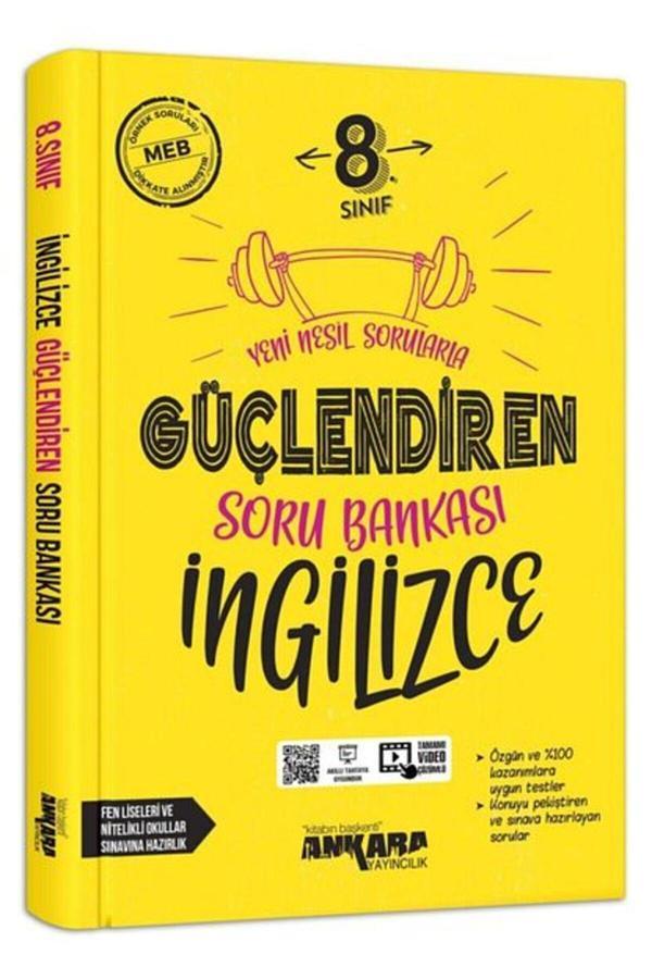 8. Sınıf Güçlendiren Ingilizce Soru Bankası Ankara Yayınları - Ankara Yayıncılık - Image 1