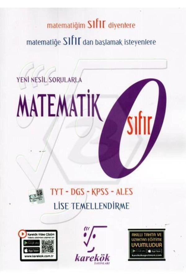 Kare Kök Tyt 0 Sıfır Yeni Nesil Sorularla Matematik - Karekök Eğitim Yayınları - Image 1