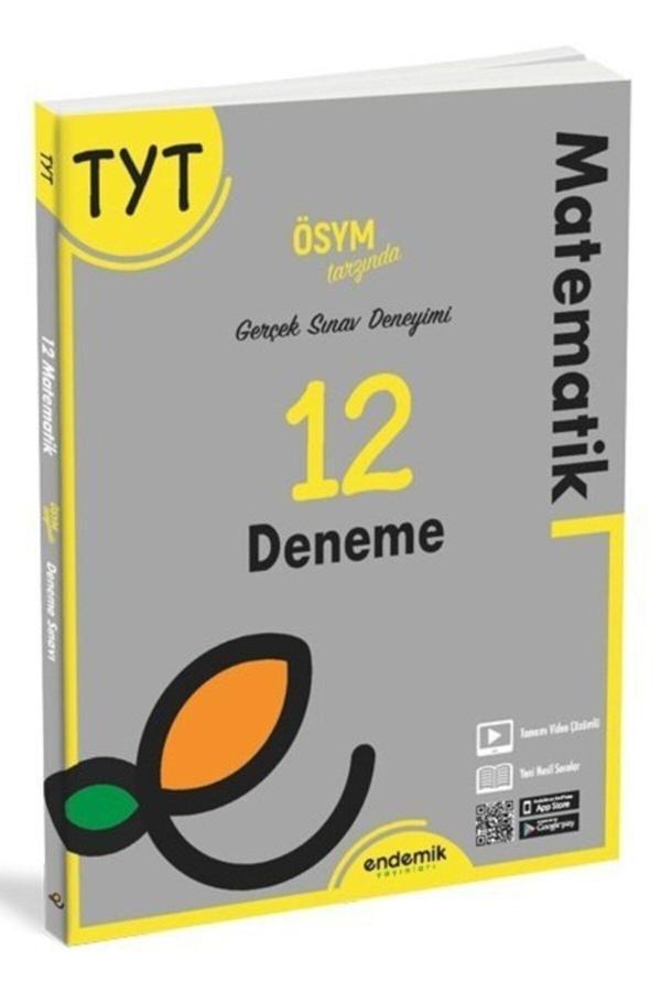 Yks Tyt Matematik 12 Deneme Endemik Yayınları - Endemik Yayınları - Image 1