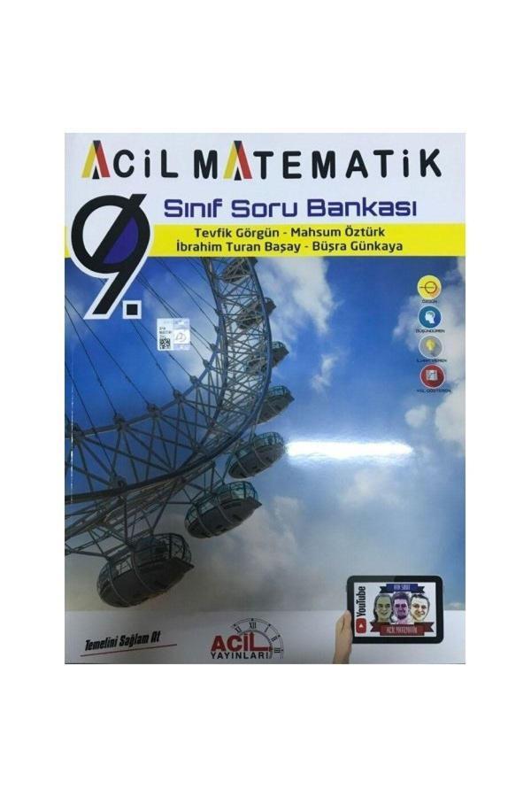 9. Sınıf Acil Matematik Soru Bankası Fenomen Seçimi Ayraç Hediyeli - Acil Yayınları - Image 1