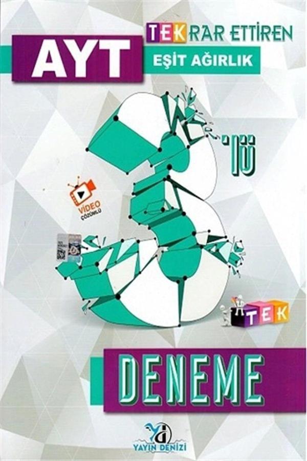 Yayın Denizi Ayt Eşit Ağırlık Tekrar Ettiren 3 Deneme - Gür Yayınları - Image 1