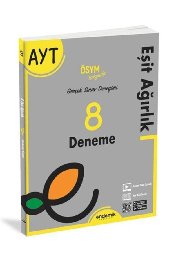 Yks Ayt Eşit Ağırlık 8 Deneme Endemik Yayınları - Endemik Yayınları - Image 1