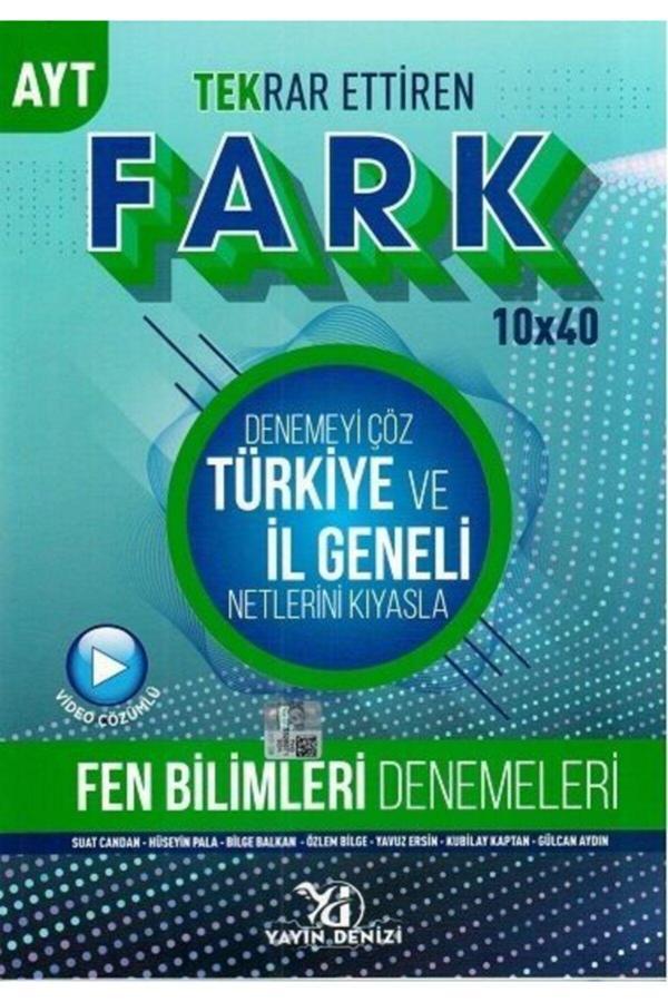 Yks Ayt Pro Fark Deneme Fen Bilimleri - 2022 (Dokunmatik Kalem) - Yayın Denizi Yayınları - Image 1