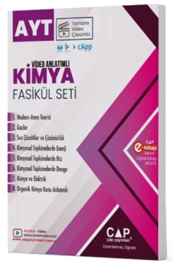 Çap Yayınları Ayt Kimya Video Anlatımlı Fasikül Seti 2025 Güncellenmiş Müfredat - Bilgi Sarmal Yayınları - Image 1