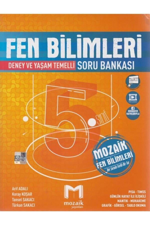 Mozaik Yayınları Mozaik 5. Sınıf Fen Bilimleri Soru Bankası Yeni 2025 - Mozaik Yayınları - Image 1