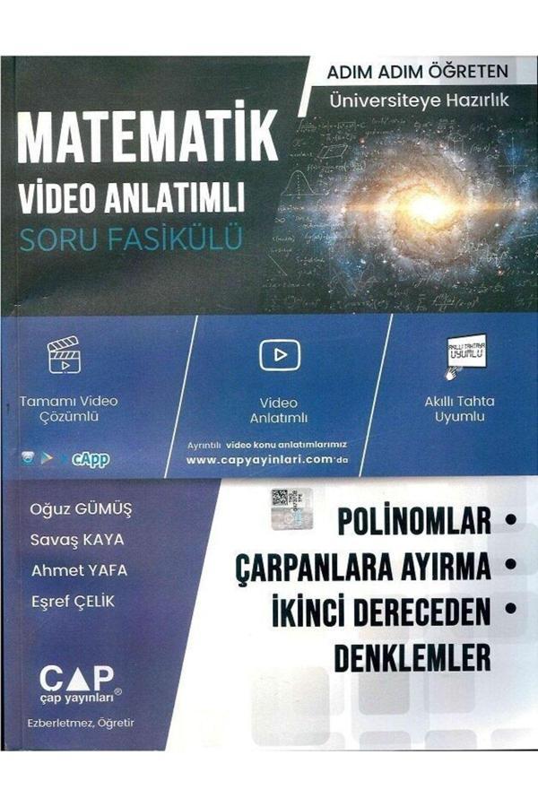 Çap Yayınları Yks Tyt Ayt Matematik Polinomlar, Çarpanlara Ayırma Ve İkinci Dereceden Denklemler Vi - 3D Yayınları - Image 1