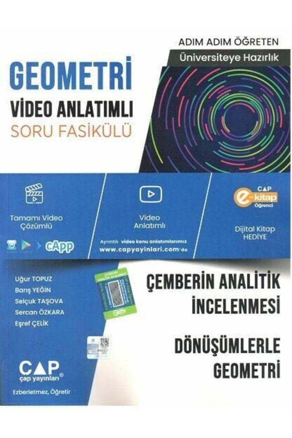 Çap Yayınları Yks Ayt Geometri Çemberin Analitik İncelenmesi, Dönüşümlerle Geometri Konu Anlatımlı - 3D Yayınları - Image 1