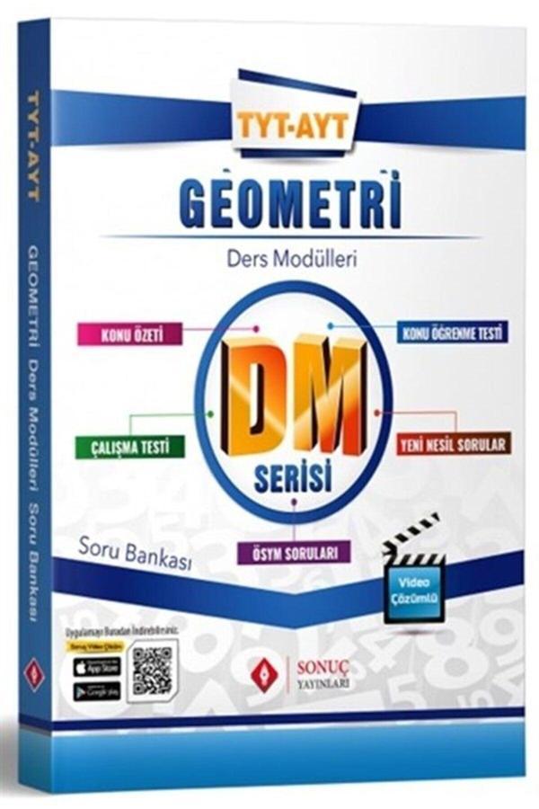 Sonuç Yayınları Video Çözümlü Dm Serisi Tyt - Ayt Geometri Soru Bankası - Sonuç Yayınları - Image 1