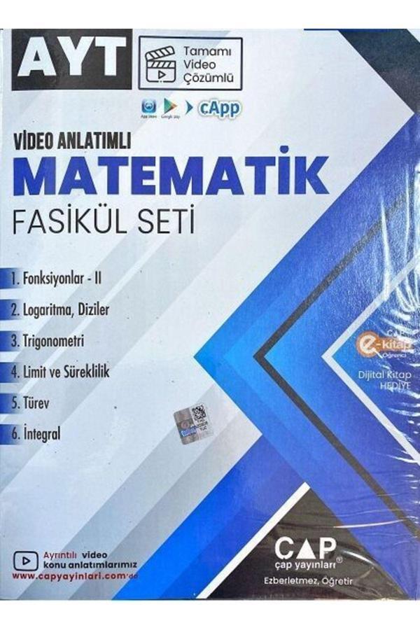 Çap Yayınları Yks Ayt Matematik Seti Video Çözümlü Çap Yayınları - 3D Yayınları - Image 1