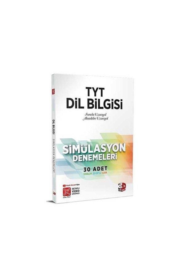 2024 3D Tyt Dil Bilgisi Simülasyon 30 Deneme 3D Ayraç Hediyeli Süper Fiyat - 3D Yayınları - Image 1