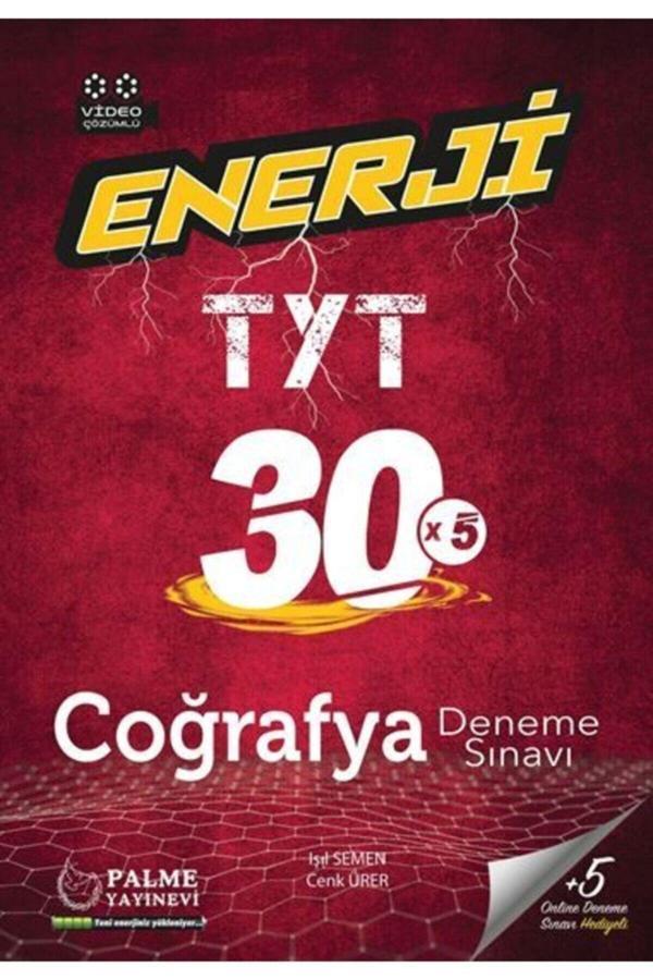 Enerji Tyt 30 Coğrafya Deneme Sınavı - Palme Yayınları - Image 1