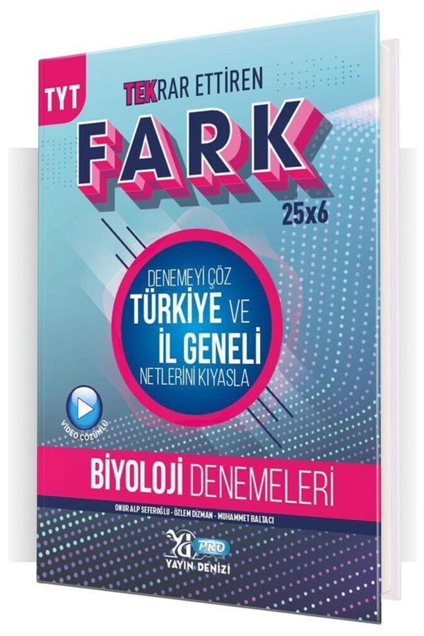 Yayın Denizi Tyt Pro Fark Deneme Biyoloji 2022 - Yayın Denizi Yayınları - Image 1