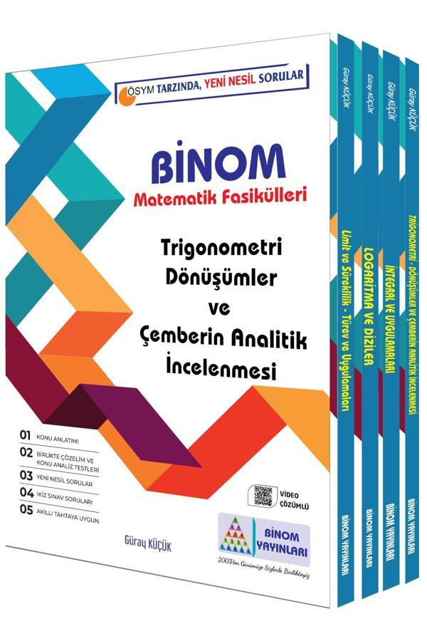 12. Sınıf Matematik Seti 2024-2025( Binom Yayınları) - Gür Yayınları - Image 1