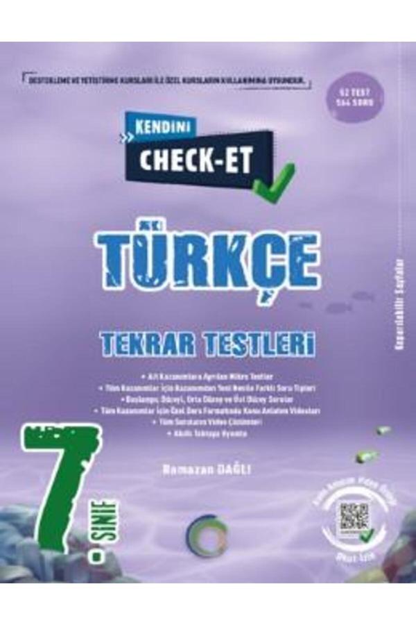 7. Sınıf Kendini Check-Et Türkçe Tekrar Testi - Okyanus Yayıncılık - Image 1