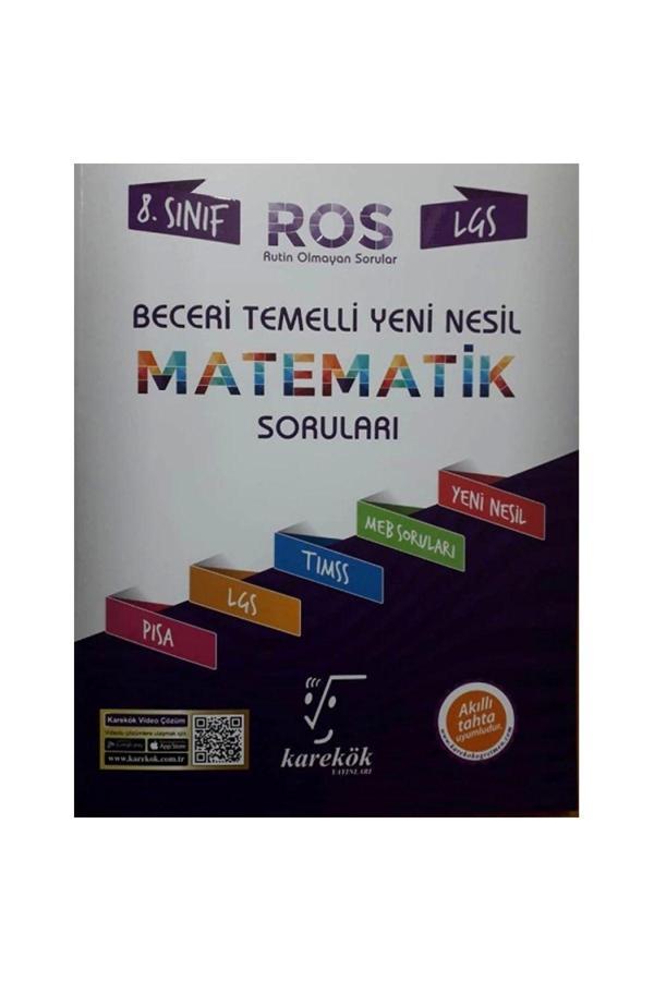 Karekök 8. Sınıf Rutin Olmayan Matematik Soruları (Ros) - Karekök Eğitim Yayınları - Image 1