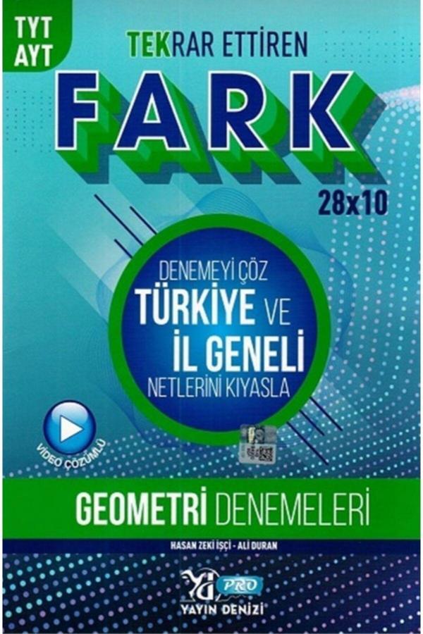 Yayın Denizi Tyt Ayt Geometri Fark Ettiren Pro Denemeleri - Yayın Denizi Yayınları - Image 1