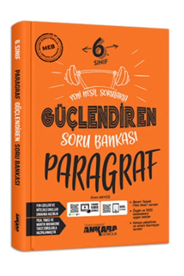 6.Sınıf Paragraf Güçlendiren Soru Bankası - Ankara Yayıncılık - Image 1