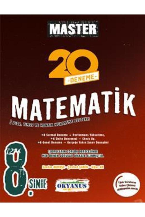 8. Sınıf Master 20 Matematik Denemesi - Okyanus Yayıncılık - Image 1
