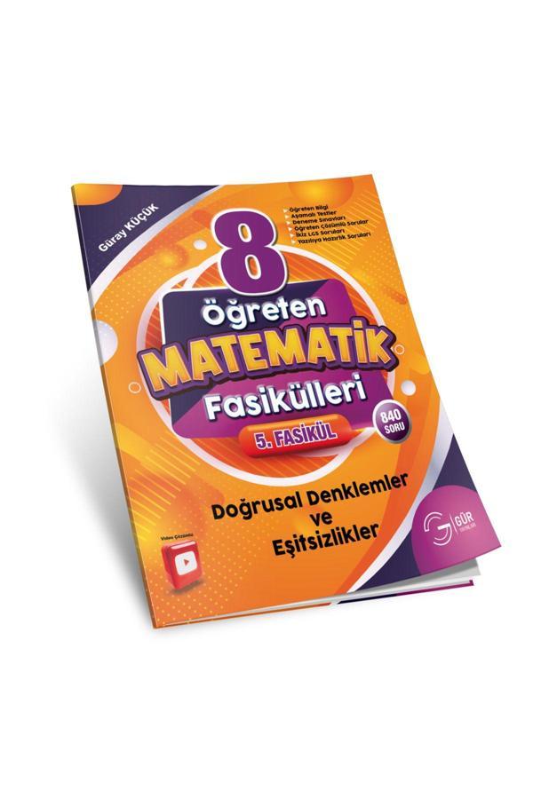 8.Sınıf Öğreten Matematik Fasikülü (Doğrusal Denklemler Ve Eşitsizlik) - Gür Yayınları - Image 1