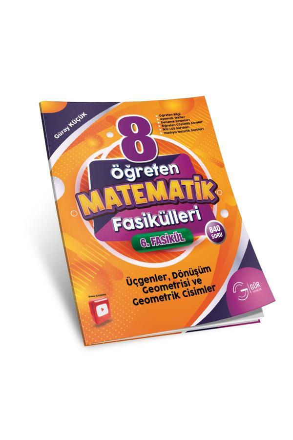 8.Sınıf Öğreten Matematik Fasikülleri Üçgenler, Dönüşüm Geometrisi Ve Geometrik Cisimler - Gür Yayınları - Image 1