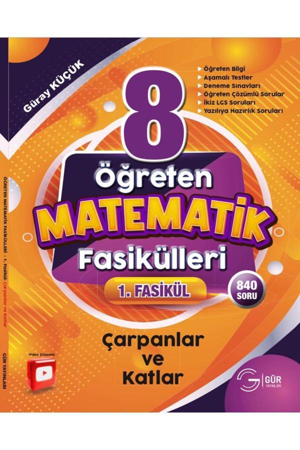 8. Sınıf Öğreten Matematik Fasikülü (Çarpanlar Ve Katlar) - Gür Yayınları - Image 1