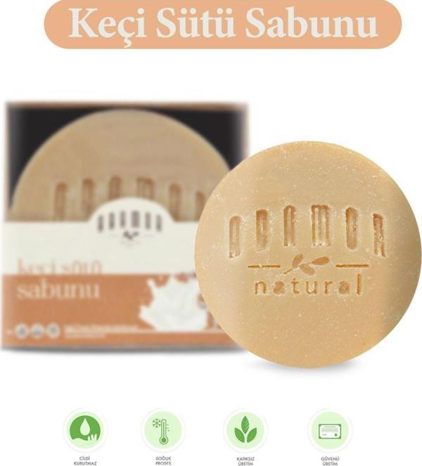 Abamor Natural Keçi Sütü Sabunu Aydınlatıcı Özel Bölge Kararması Renk Eşitleyici Doğal Bakım 100 Gr - Image 1