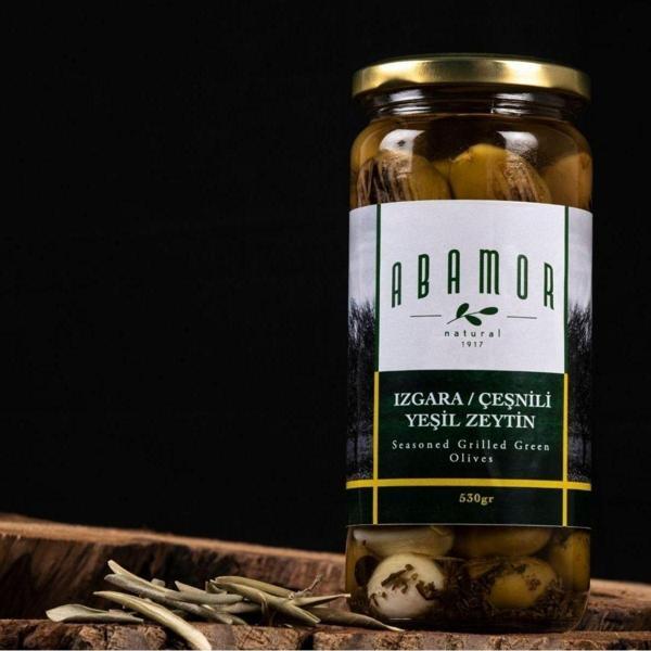 Abamor Natural Izgara Yeşil Zeytin - Image 1