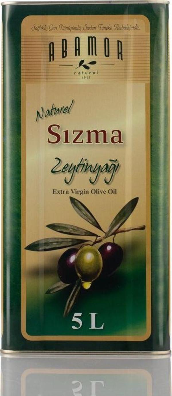 Abamor Natural Erken Hasat Soğuk Sıkım Gurme Zeytinyağı 5 Lt - Image 1