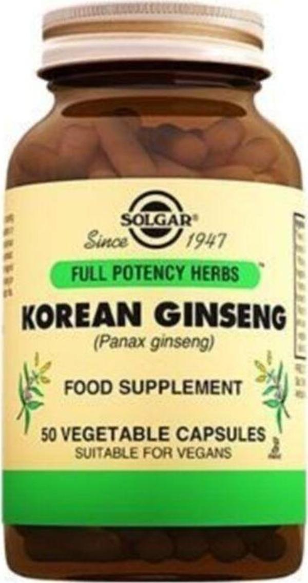 Korean Ginseng (PANAX GİNSENG) 50 Kapsül E-vital - Image 1