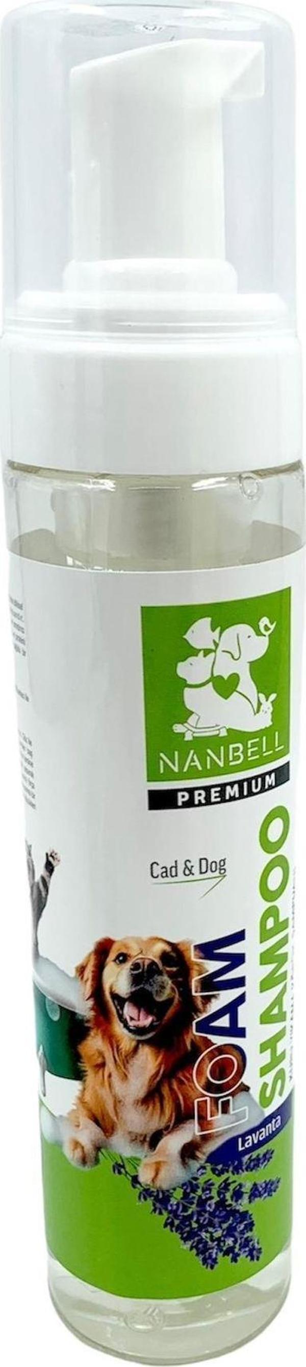 Kedi ve Köpekler İçin Lavanta Kokulu Durulanmayan Köpük Şampuan 225Ml - Image 1