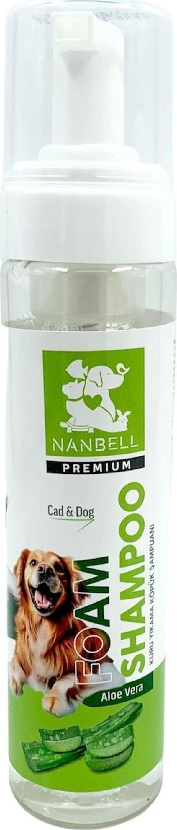 Kedi ve Köpekler İçin Aloe Vera Kokulu Durulanmayan Köpük Şampuan 225Ml - Image 1