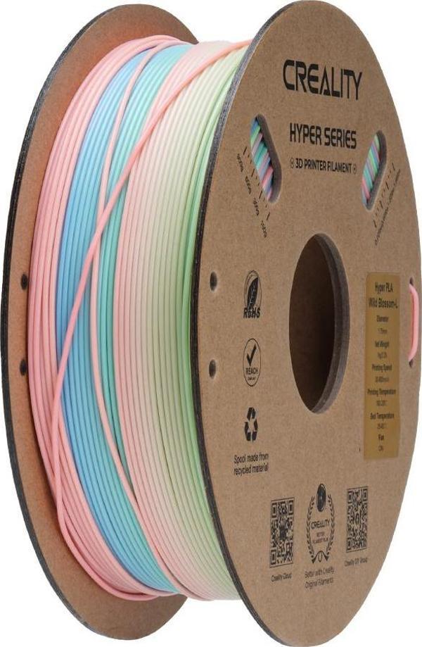 Creality Hyper PLA Gökkuşağı Filament Wild Blossom - Long 1.75mm 1kg - Image 1