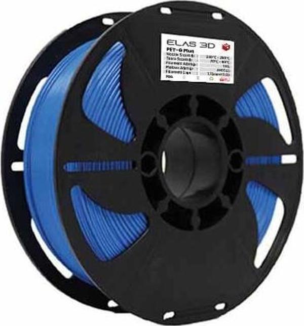 Elas PETG Plus Filament Mavi 1.75mm 1Kg - Image 1