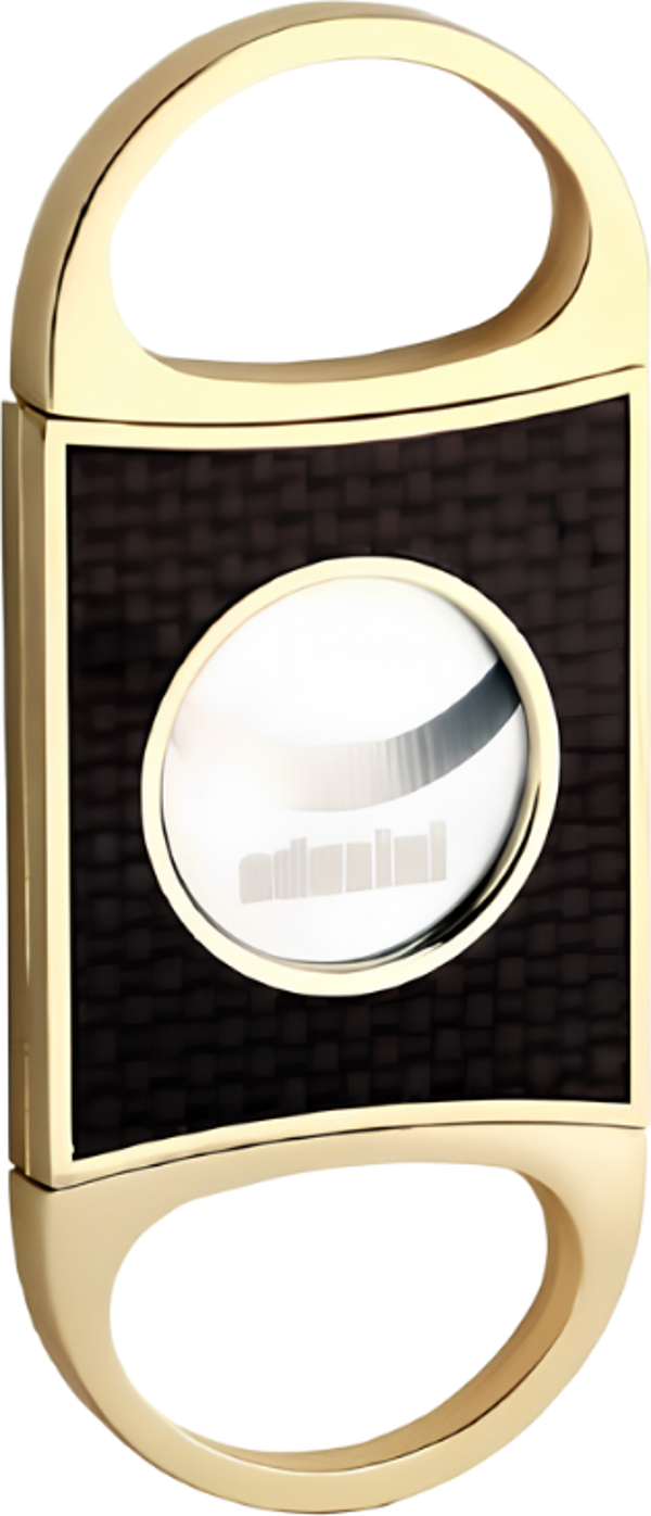 Adorini Double Blade Carbon Metal Gold Puro Makası Kesici - Image 1