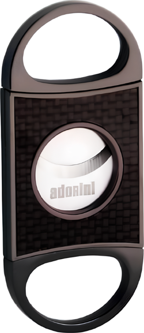 Adorini Double Blade Carbon Metal Gunmetal Puro Makası Kesici - Image 1