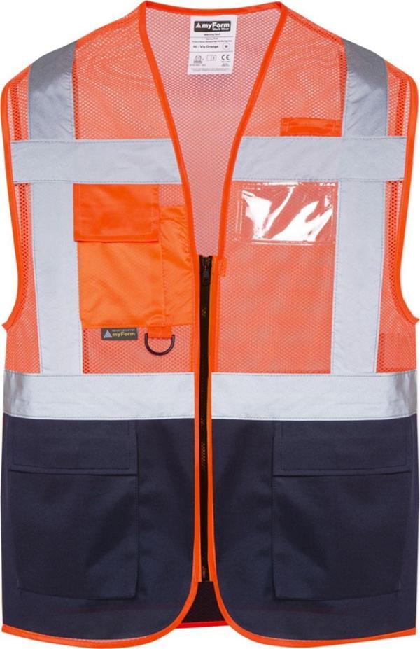 Myform Olympus Hıgh Vıs Warnıng Vest - Image 1