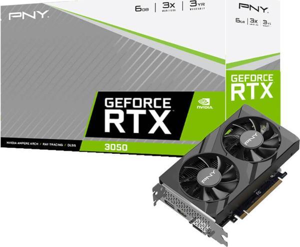 PNY Verto Dual GeForce RTX 3050 6GB GDDR6 96Bit HDMI/DP Ekran Kartı - Image 1