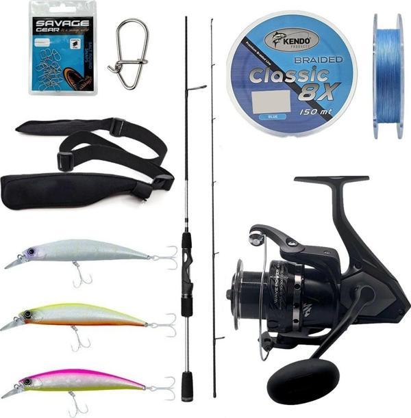 Yek Outdoor Spin Olta Seti Okuma Helios SX Spin 2,70cm 15-45 gr 2 Parça Spin Kamışı&Okuma Wave Power WP-4000A1 Olta Maki - Image 1