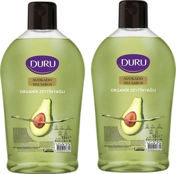 Duru Sıvı Sabun Organik İçerikli Avokado 1500 ml x 2 adet - Image 1