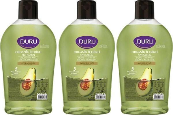 Duru Sıvı Sabun Organik İçerikli Avokado 1500 ml x 3 adet - Image 1