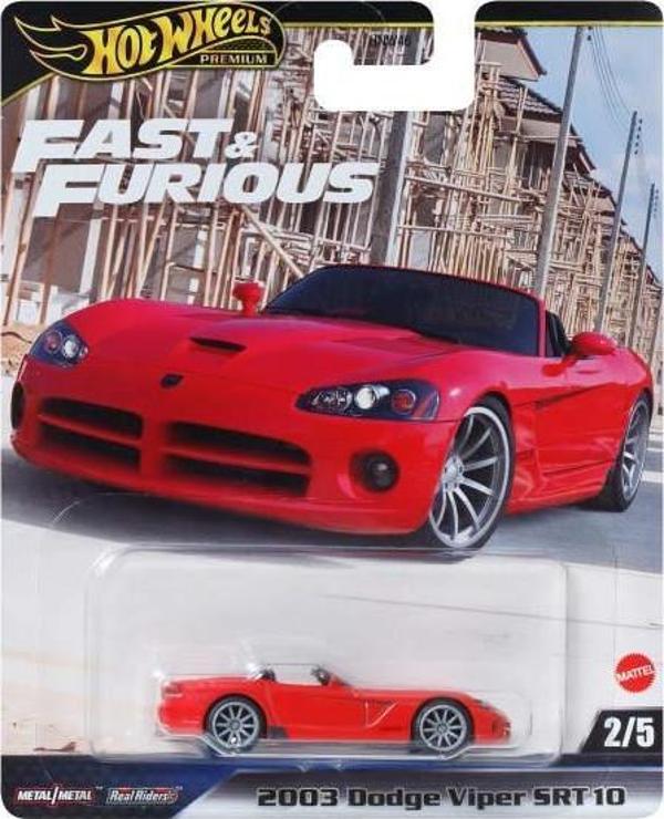 Hot Wheels Premium Fast & Furious 2003 Dodge Viper SRT10 HNW46 JBL85 - Image 1