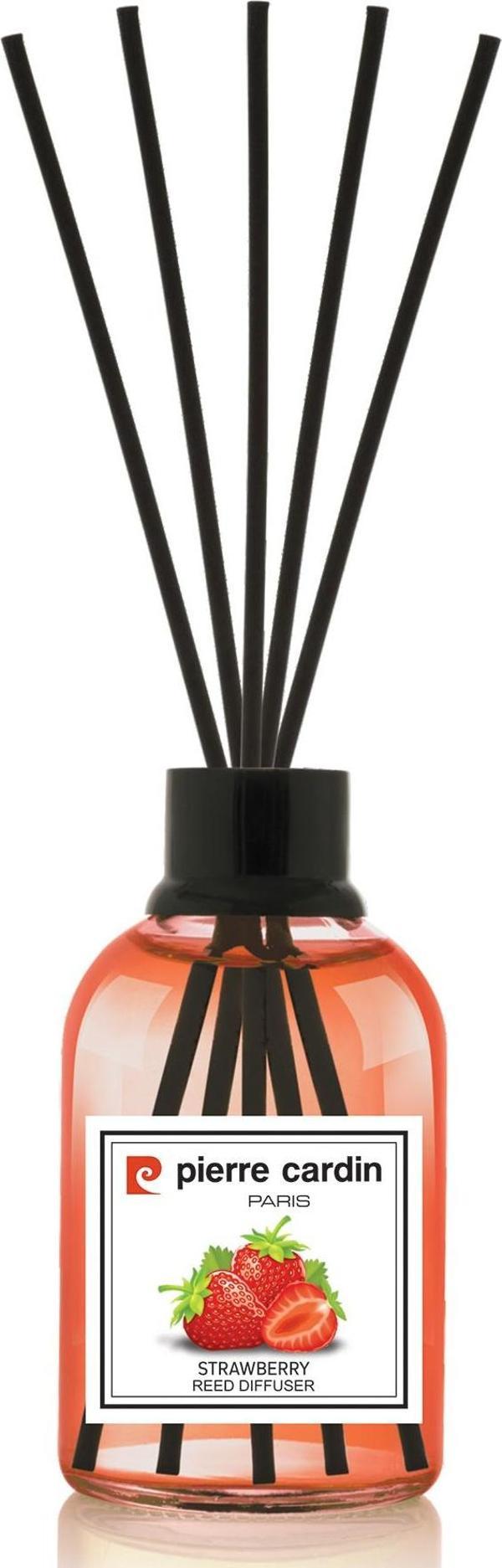 Pierre Cardin Reed Diffuser 110 ml - Strawberry - Çilek Oda Kokusu - Image 1